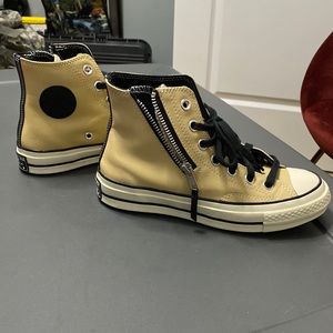 Converse high top zipper sneakers